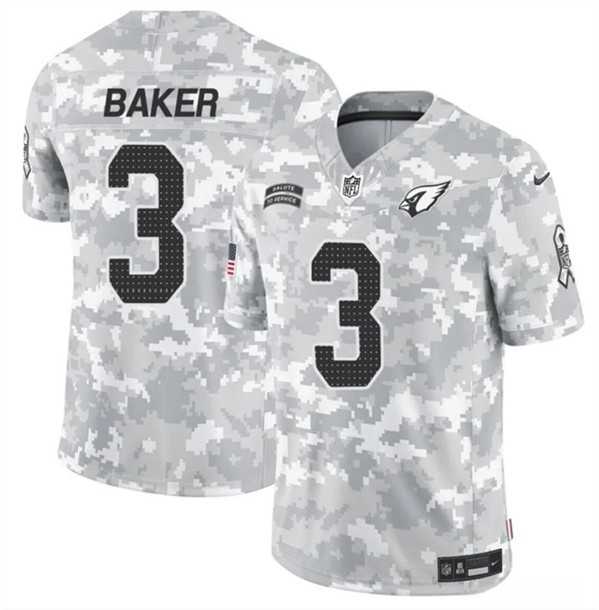 Men%27s Arizona Cardinals #3 Budda Baker 2024 F.U.S.E. Arctic Camo Salute to Service Limited Stitched Jersey Dzhi->washington commanders->NFL Jersey